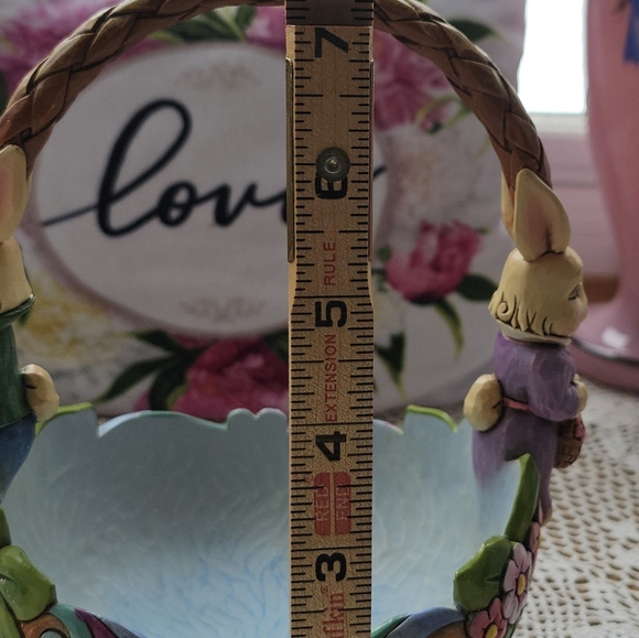 Jim Shore Heartwood "For The Love of Easter" Easter Basket 5 Eggs 4016464 2009 - Picture 7 of 16